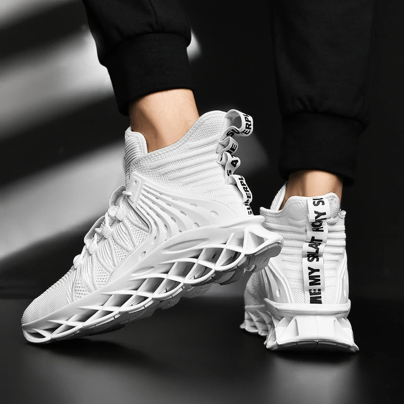 

Mens Chunky Sneakers Blad Runnnig Shoes Size 39-48 Casual Men Sneakers TPR Rubber Platform Zapatillas Hombre Sports Shoes Male