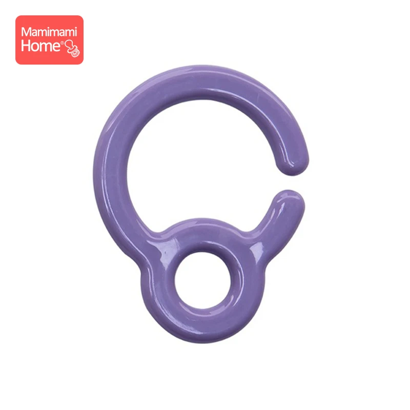Purple hook Mamihome 5 шт. белые пластиковые кольца для детских колясок, игрушки, крючок для пустышки, пластиковые Diy зажимы для пустышки, Детские подвески, Детские Прорезыватели - Цвет: Purple hook