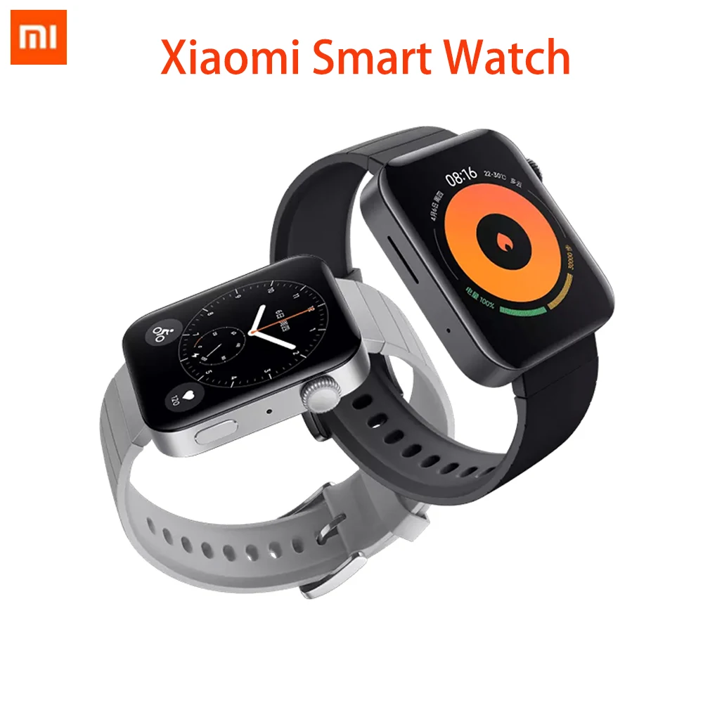 Смарт часы Xiaomi MI GPS NFC WIFI ESIM телефонный браслет Android наручные Спортивный Bluetooth