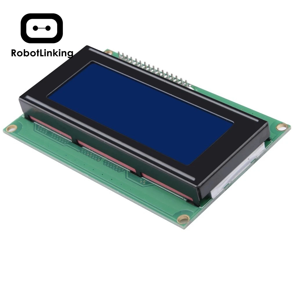 ЖК модуль монитора 1602 5V синий экран и белый код с держателем акриловый