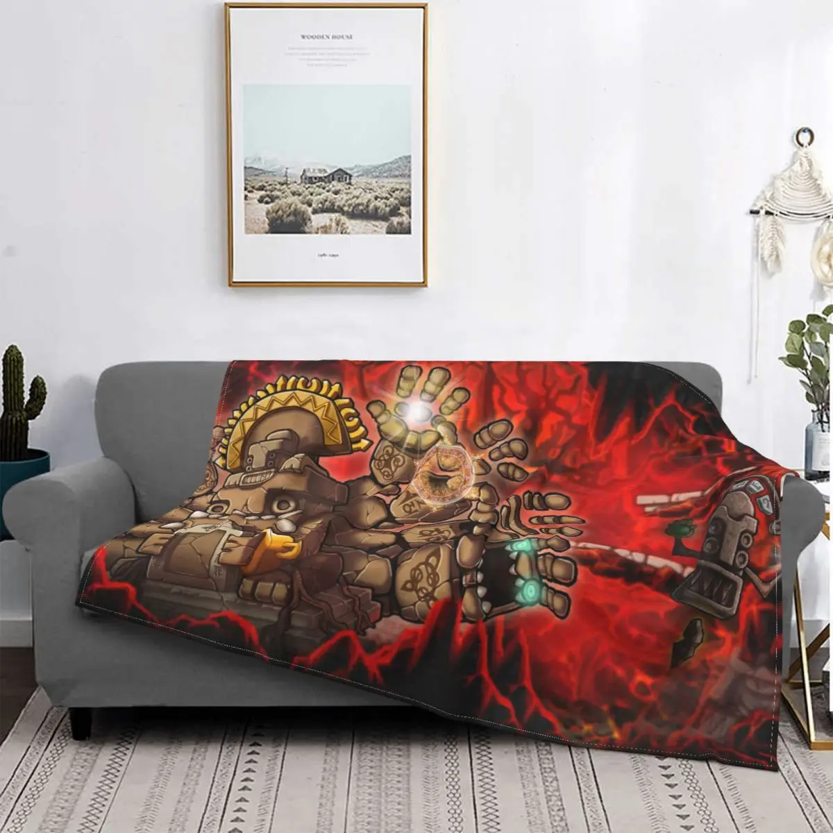 

MapleStory Grandis-mantas de juegos informales, ropa de cama, colcha para sofá, decoración de felpa de Coral