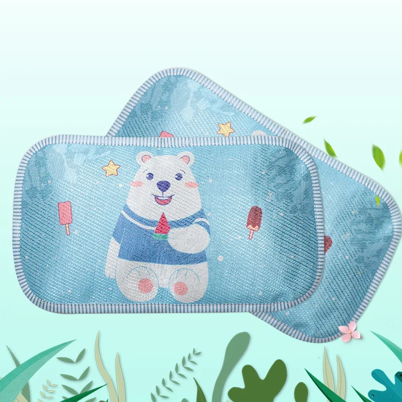 

Breathable Ice Silk Pillow for Babies Prevent Flat Head Pillow Breastfeeding Pillow Adjustable Nursing Pillow Maternity