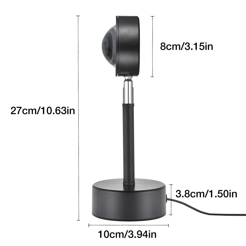 

Sunset Projection Night Lights Live Broadcast Background As Galaxy Projector Atmosphere Rainbow Lamp Bedroom Decoration