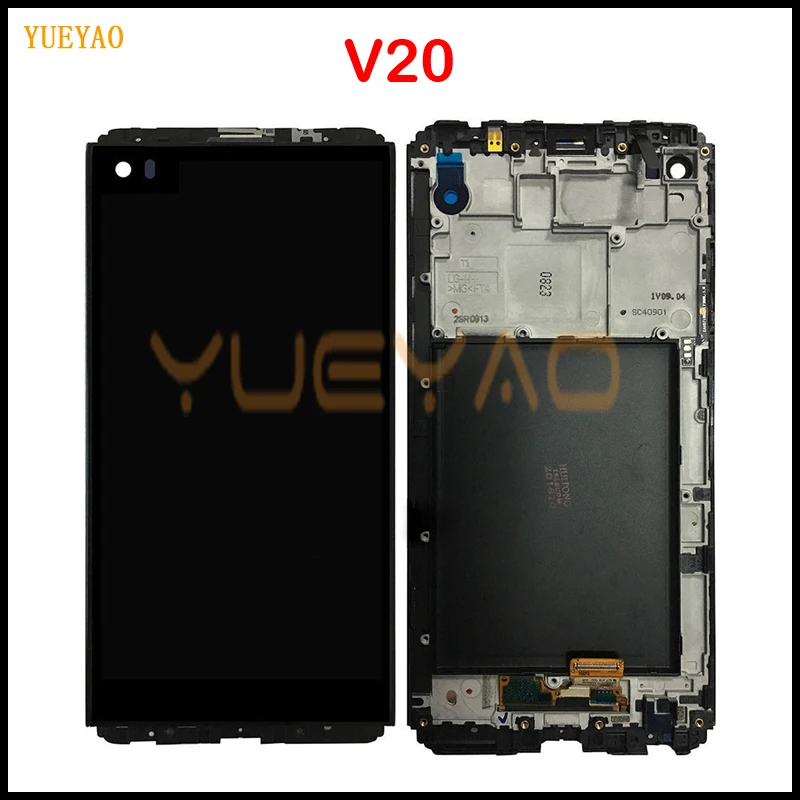 LCD With Frame For LG V10 H900 H901 VS990 Display Touch Screen Digitizer Assembly Replacement V20 VS995 H918 H910 | Мобильные