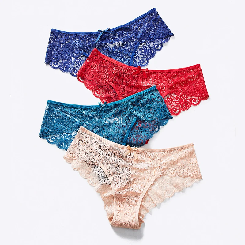 

Sexy Mid-waist Women's Underwear Lace Panties Seamless Women's Briefs Ladies Sexy Lace Thong