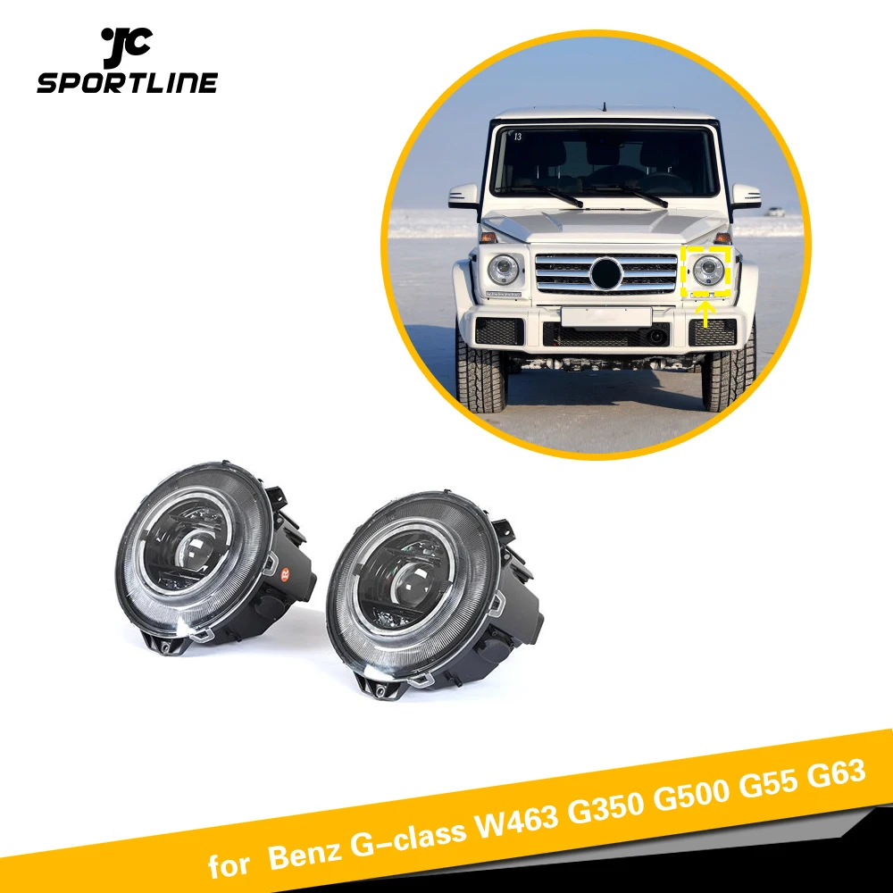 

W463 LED Head Lamp for Mercedes-Benz G Class W463 G500 G550 G63 AMG G55 AMG new style LED Headlights Black