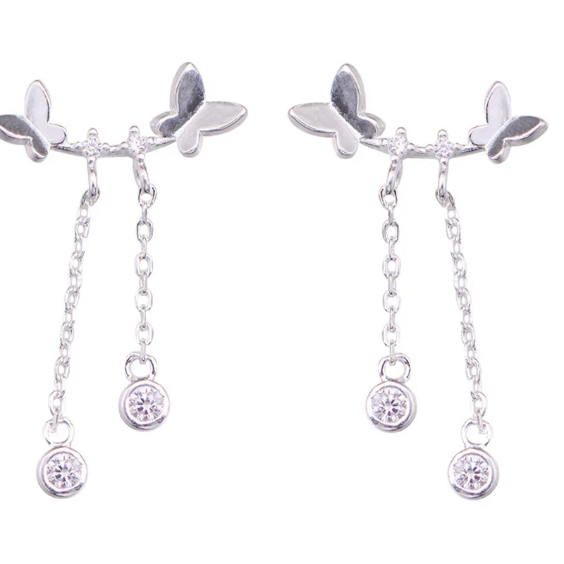 Серьги-подвески женские гипоаллергенные из серебра 925 пробы eh1252 | Украшения и