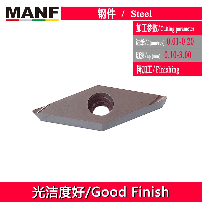 WN4110W(Steel) MANF токарные инструменты токарные мини-инструменты VBGT110302L-F твердосплавные вставки из карбида вольфрама Сменные Токарные Вставки SVJBR инструменты - Цвет: WN4110W(Steel)
