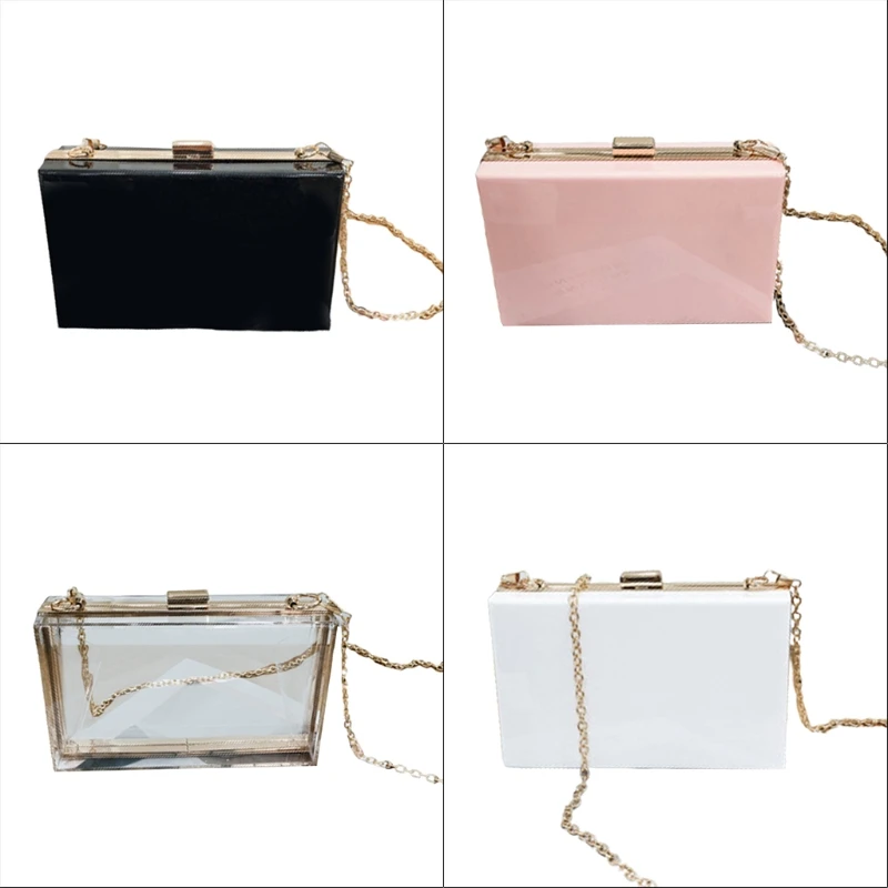 

Новинка 2021, Женская акриловая сумка для выпускного вечера, женский свадебный вечерний клатч, банкетный кошелек, сумка через плечо