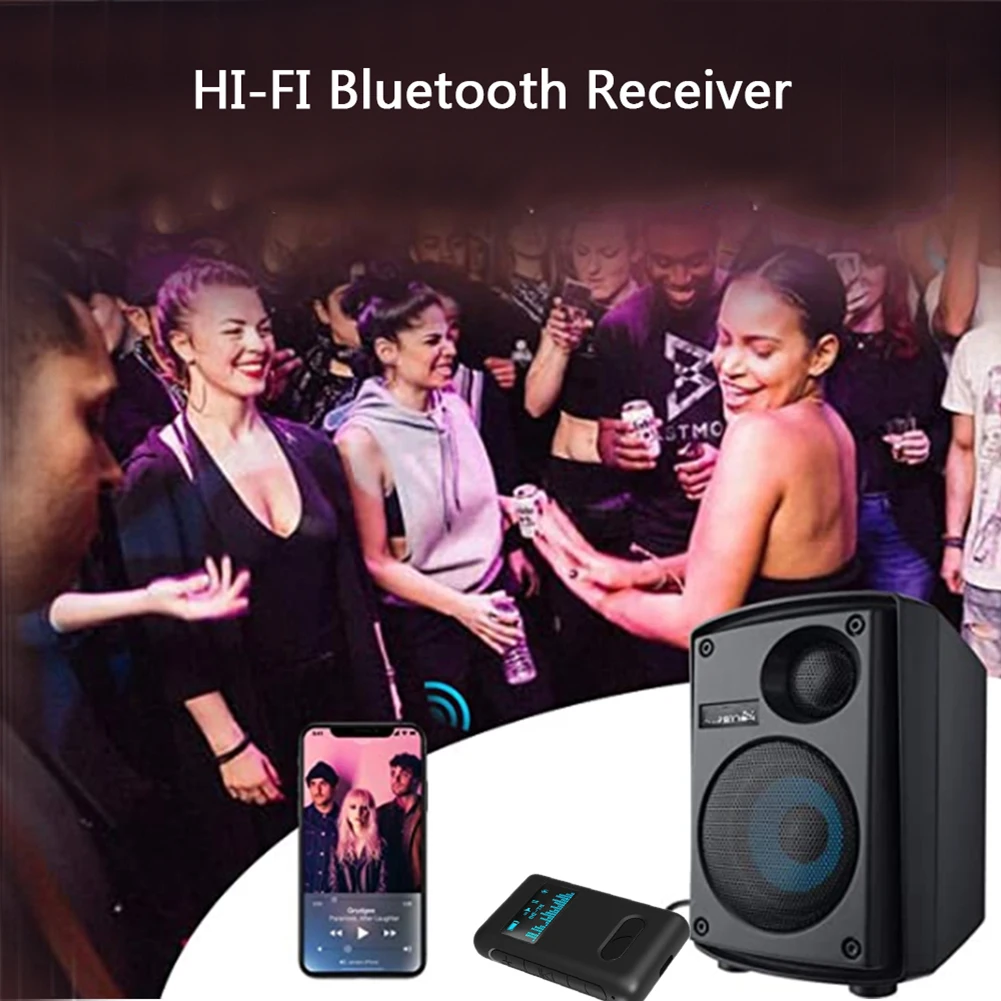 

Bluetooth Receiver for Car Wireless AUX Audio Adapter with Noise-Cancelling Microphone for Home Stereo System