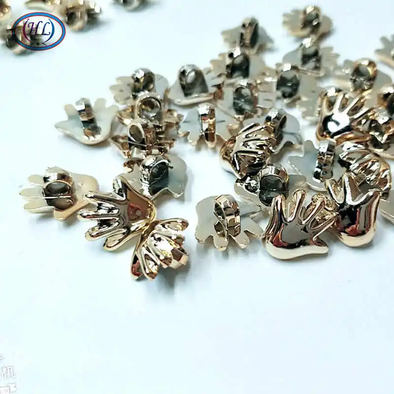 Рекламные Hl мм пластиковые Плакированные кнопки форме ладоней Швейные