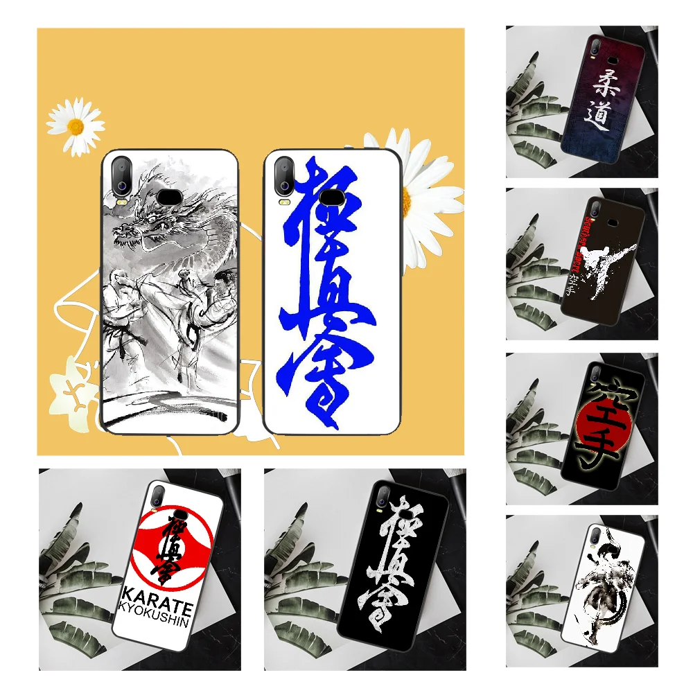 NBDRUICAI Kyokushin Karate мягкий черный чехол для телефона Samsung A10 A20 A30 A40 A50 A70 A71 A51 A6 A8