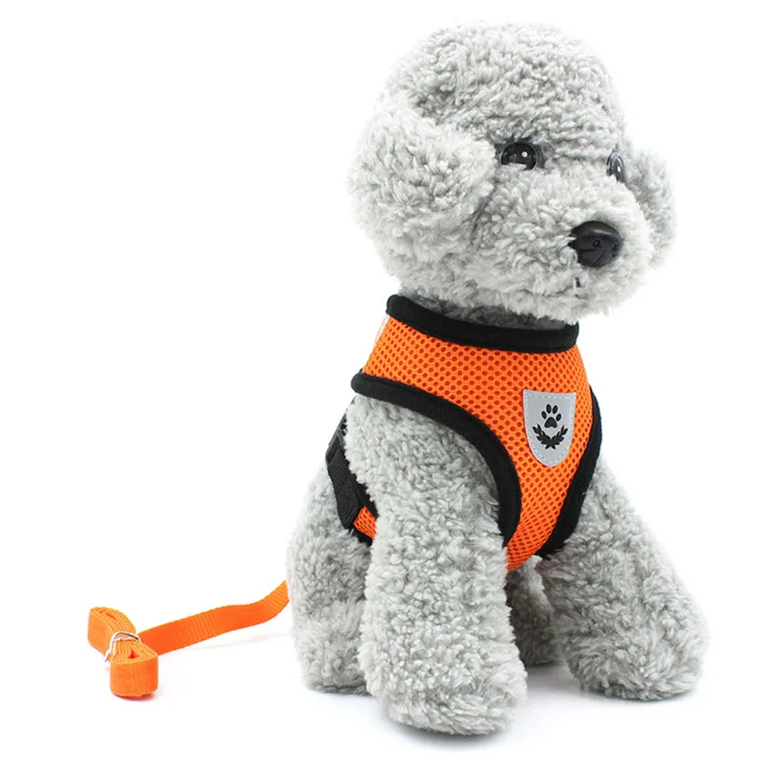 

Pet Dog Cat Vest Harness Small Dog Vest Harness Walk Soft Mesh Pet Harness