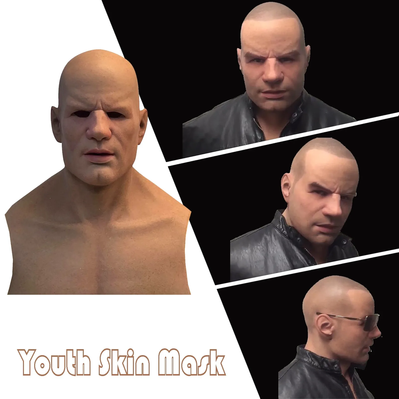 Веселая Праздничная маска Other Me youth супермягкая латексная Реалистичная