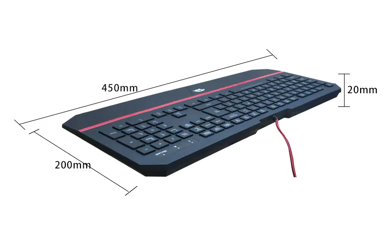 Ультратонкий для Redragon K502 RGB игровая клавиатура RGB светодиодный Подсветка 104 клавиша Бесшумная клавиатура с подставкой для запястья для ПК игры