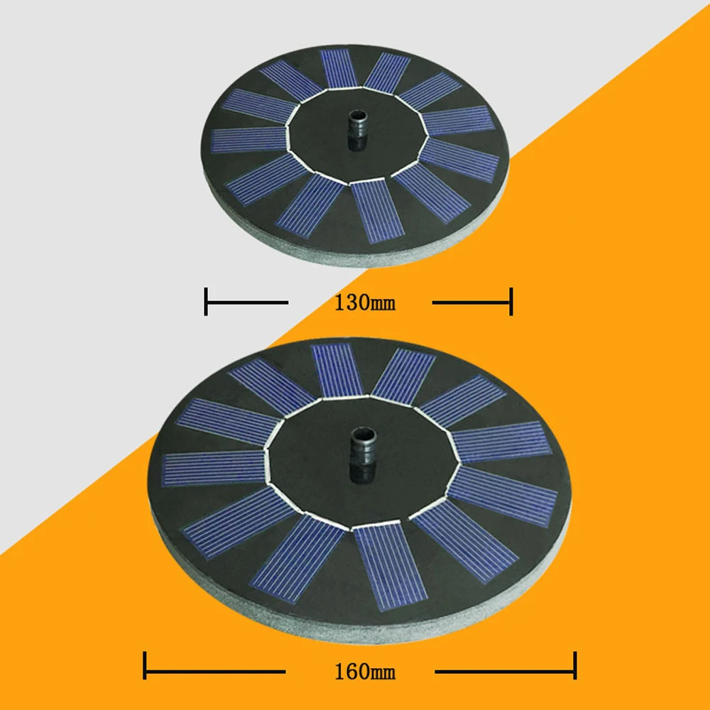 Водяной насос на солнечной батарее плавающий уличный бассейн круглые фонтаны