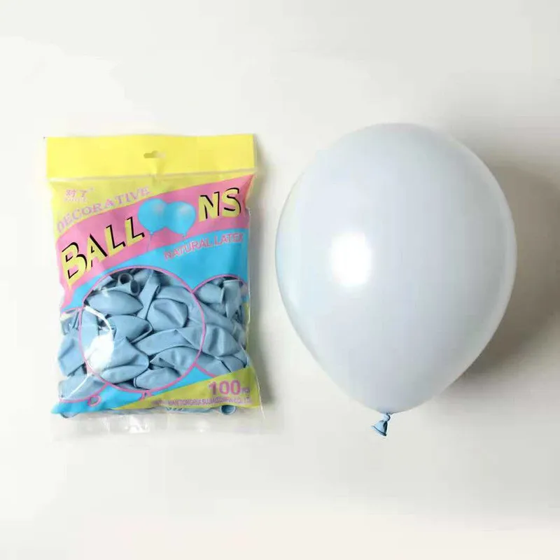 50pcs 50 шт. 10 дюймов 2,2 г цветной Макарон Свадебный шар День Рождения украшения Розовый Мятный розовый Детские игрушки - Цвет: 50pcs
