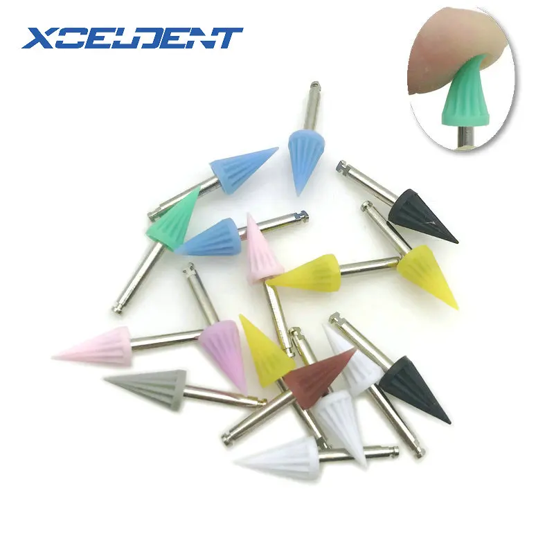 10 шт. Стоматологическая Полировочная насадка зубной гибочная машина Щетка для