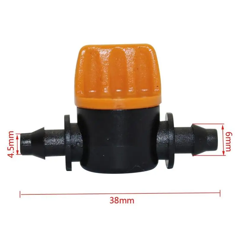 

1/5Pcs 4/7mm Homehouse Garden Miniature Valves Irrigation Barbed Switch Coupling Slotted Water Connector Hose Water Garden B4N8