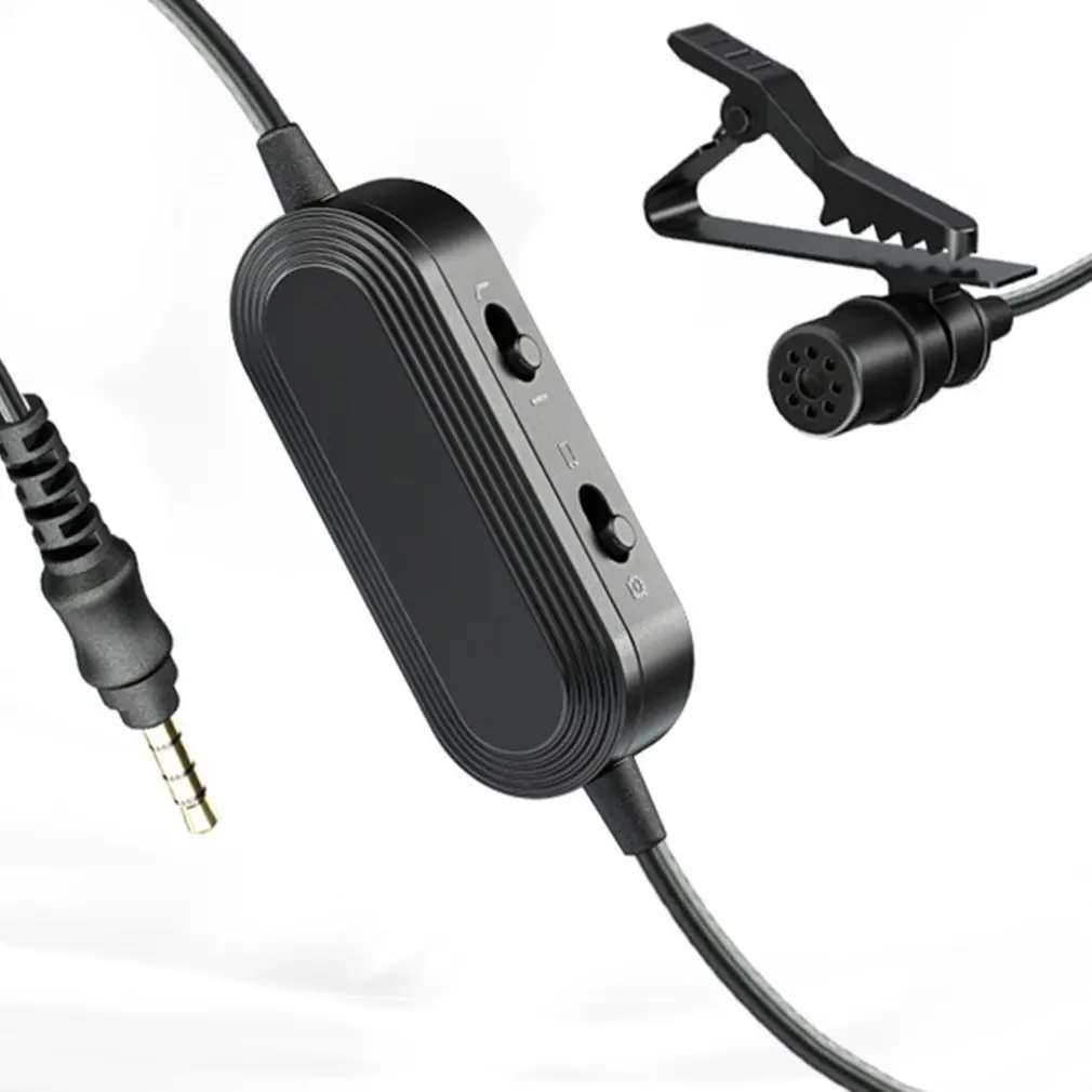 

RE230 Lavalier Microphone Lapel Microphone For Camera Pc Omnidirectional Lapel Mic Noise Reduction For Video Interview