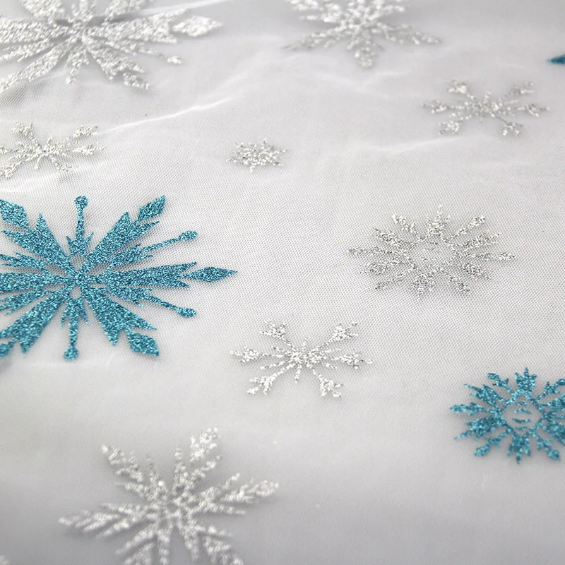 150 см X100CM блеск снежинка блесток Мягкая сетчатая ткань обеспечивает защиту от
