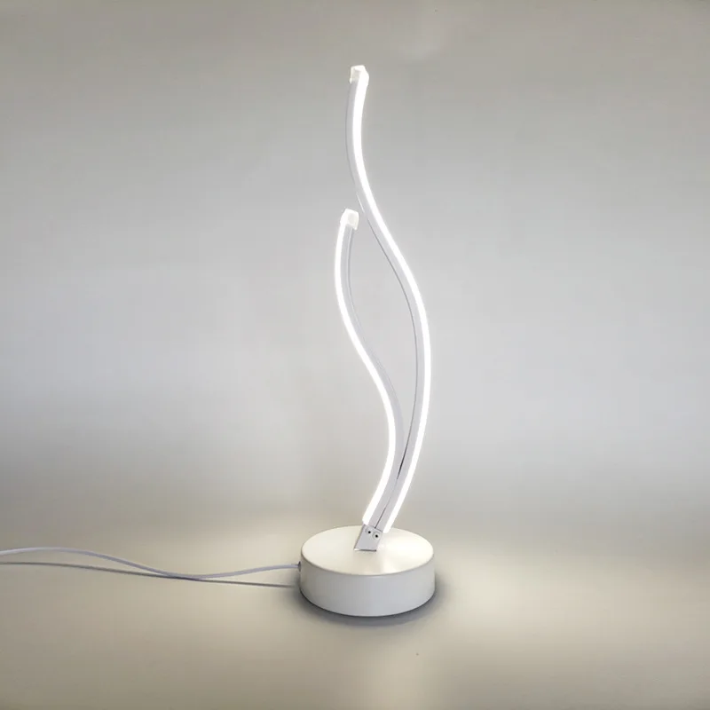 Прикроватная Настольная лампа с Европейской/американской вилкой светодиодный