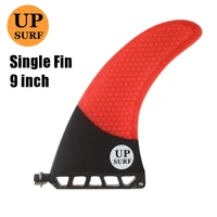 surfboard single fin upsurf logo central fin fibreglass 9fins sup board quilhas fins
