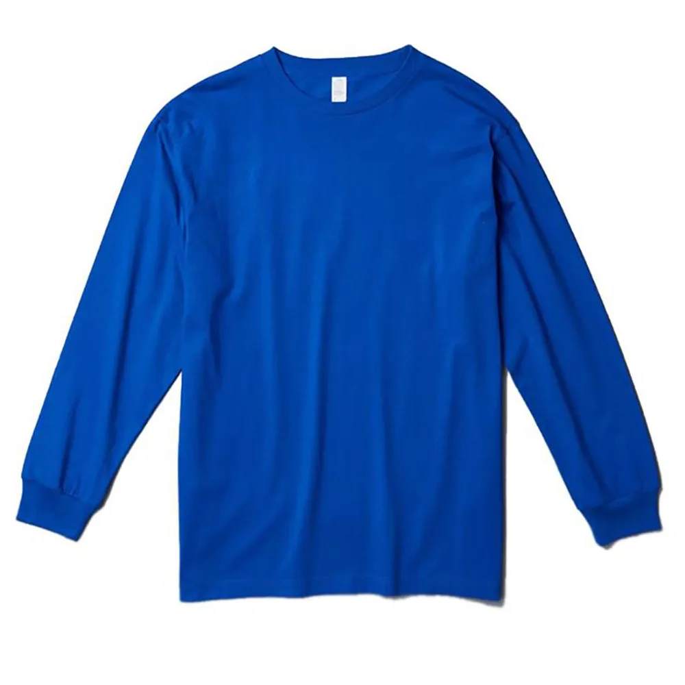 Футболка из чистого хлопка с длинным рукавом популярный логотип на осень и зиму