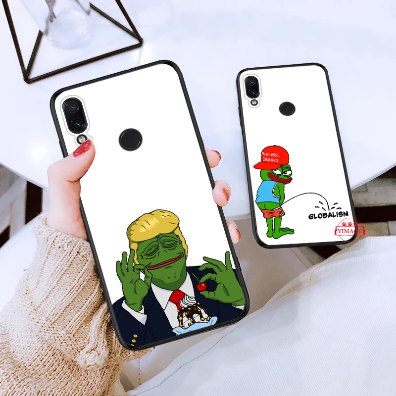 Мем самодовольный лягушка Pepe силиконовый чехол для Redmi 4A 4X5 плюс 5A 6 Pro 6A 7 7A K20 S2 Go |