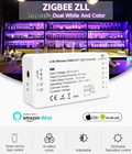 Беспроводной WiFi 2ID DC12-24V G светодиодный OPTO RGB + CCT Zigbee умный светодиодный светильник контроллер полосы умный дом рабочий МОСТ Amazon Alexa Echo