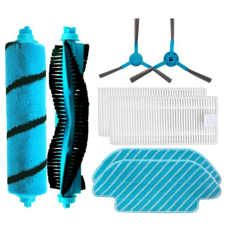 

Side Roller Soft Brush Filter Mop Cloth Replacement Parts for Cecotec Conga 1690 Pro Robotic Vacuum Cleaner Spare Parts