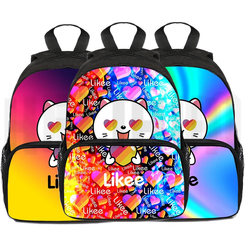 

Likee Video App Children Bag for Teens 3D Russia Type Zipper Kindergarten Backpack School Bags for Teenage Women Travel Backpack