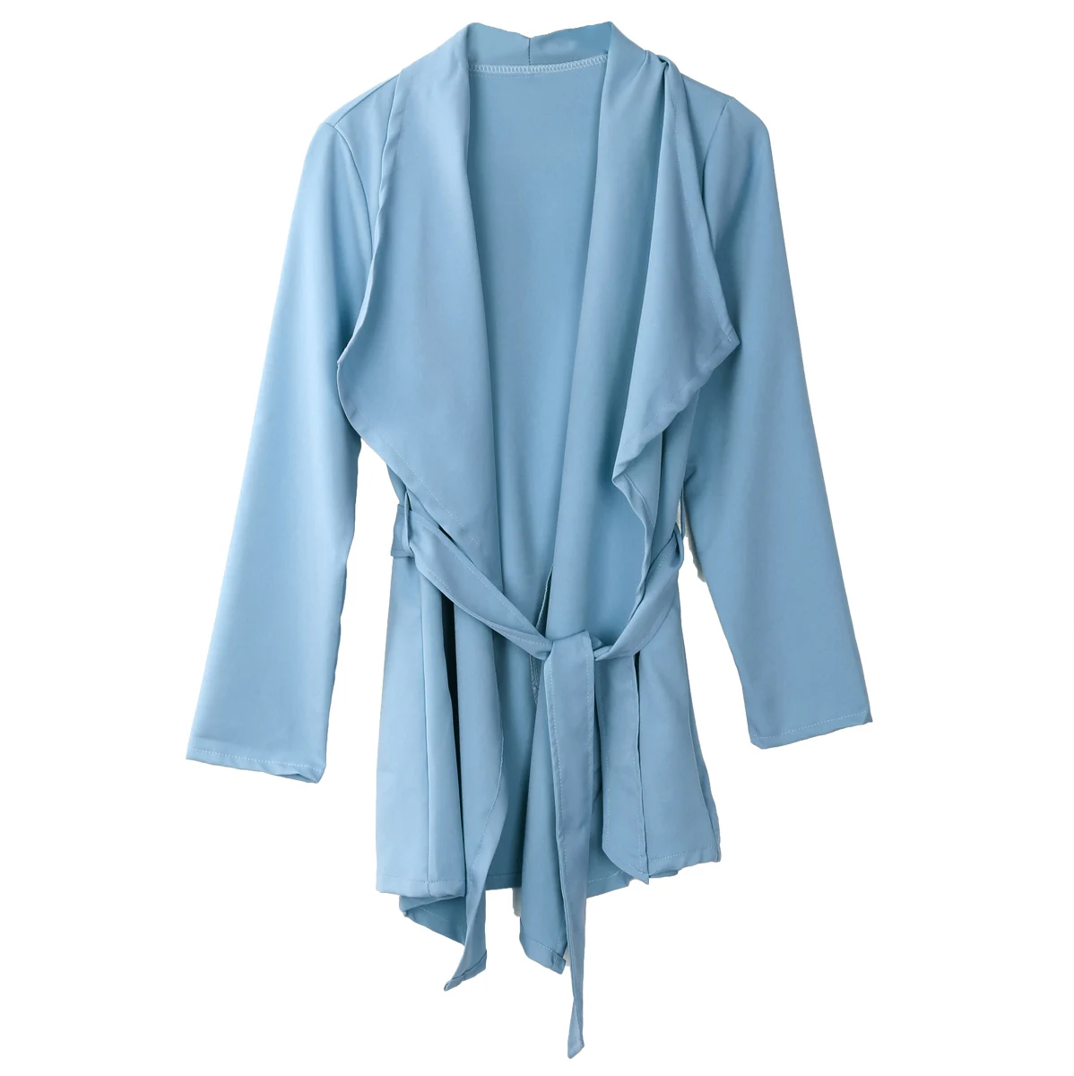 Женский Длинный Тренч с поясом теплая ветровка офисное пальто верхняя одежда