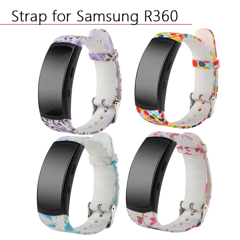 Сменный Браслет модный спортивный силиконовый ремешок на запястье для Samsung Gear Fit 2