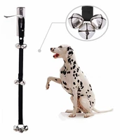 80cm adjustable pets dogs training doorbell rope cat dog alarm housetraining clicker door bell door dog door accessories
