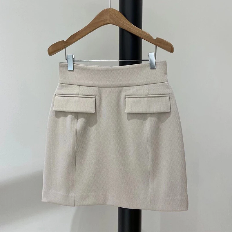 

Sister Fara New Spring V-Neck Short Blazers Woman Set+High Waist Sheath Elastic Waist Mini Short Skirt Office Lady 2 Piece Set