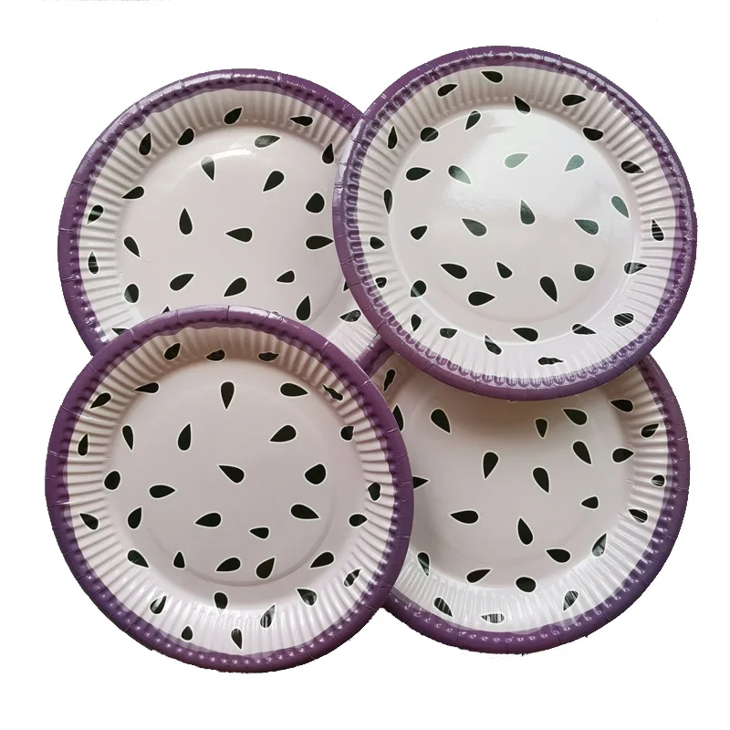 10 шт. одноразовые бумажные тарелки для украшения свадьбы дня