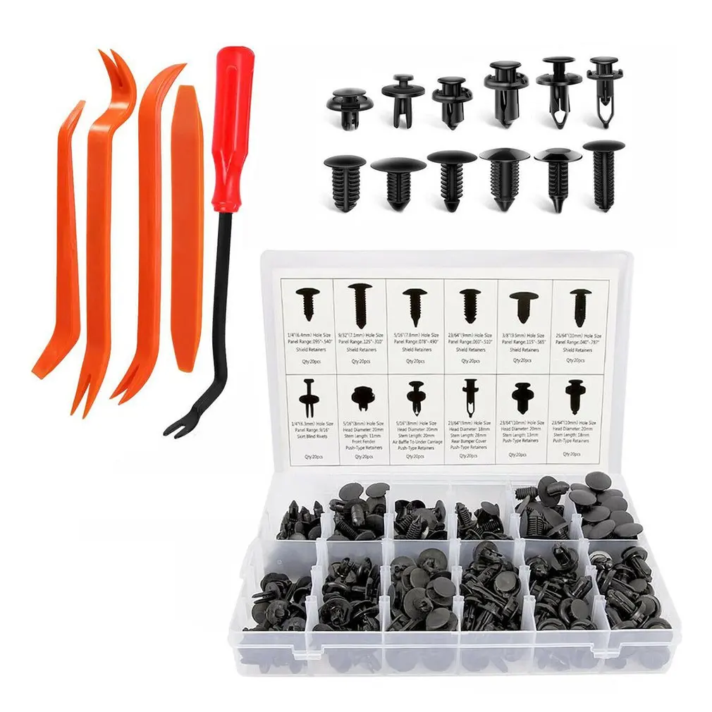 

Bumper Retainer Clip Car Plastic Rivets Fasteners Push Retainer Kit Rivets Set Fenders Clip For Car Cars Toyota Honda Chrysler
