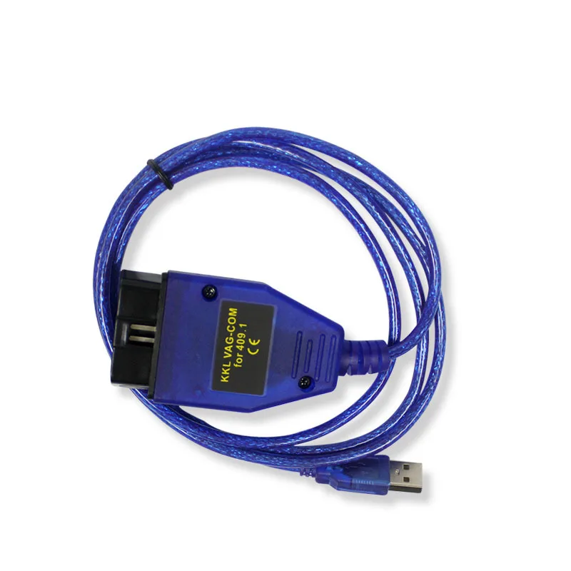 Диагностический сканер VAG409.1 USB-кабель для Audi A6 C6 C5 A3 A4 A8 A2 Q7 TT S3 S2 409 80100 200 VAG-COM_KKL409
