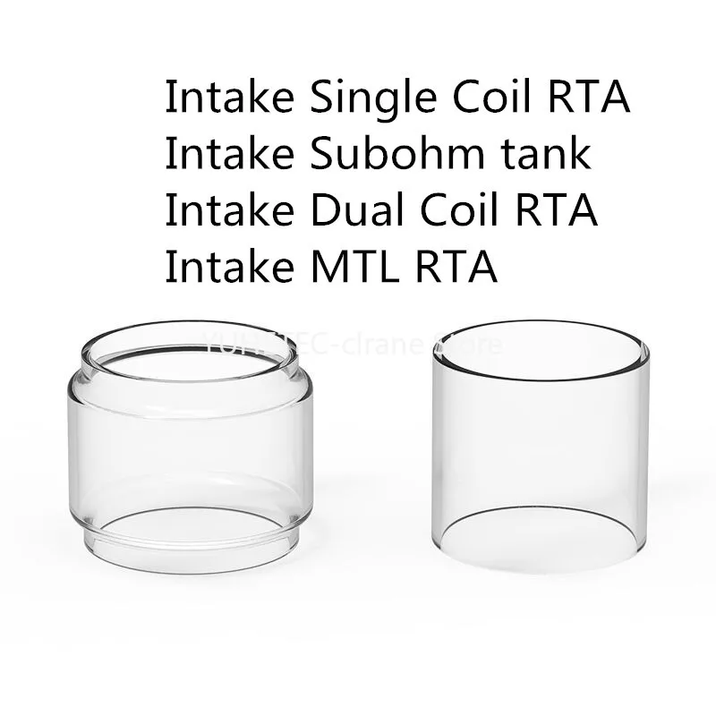 

FATUBE Straight Bubble Glass tube for Intake Single / Dual coil RTA / Intake MTL / Intake Subohm TANK