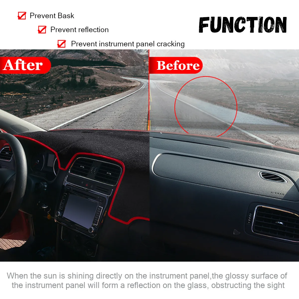 Горячая Новинка для Toyota Corolla 2007 2013 LHD крышка приборной панели Dashmat солнцезащитный
