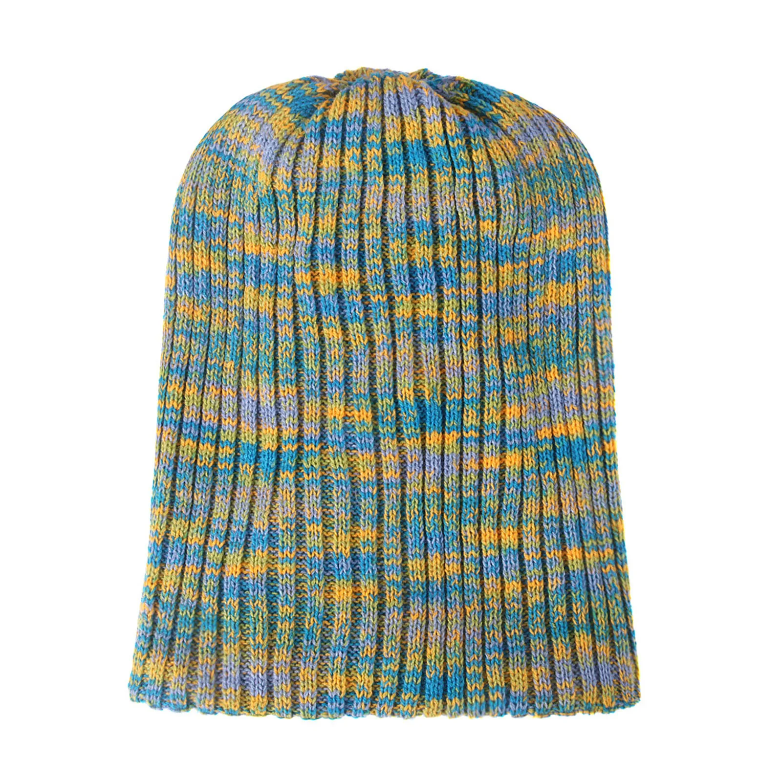 

Unisex Fashion Warm Winter Casual Knitted Hat Mix Color All-match Thicken Hat Fashion Design And High Quality