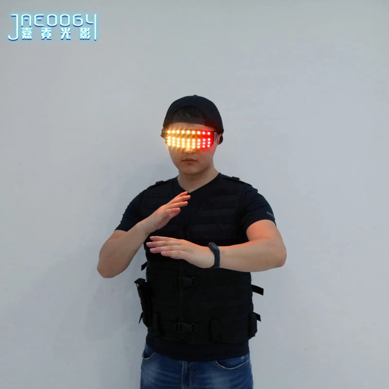 Цвет светодиодный Очки Светильник Оттенки мигающий восторженные DJ вечерние очки