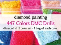 fezrgea wholesale diamond roundsquare 447colors for diamonds painting embroidery kit drill diamond color set sales bagskg