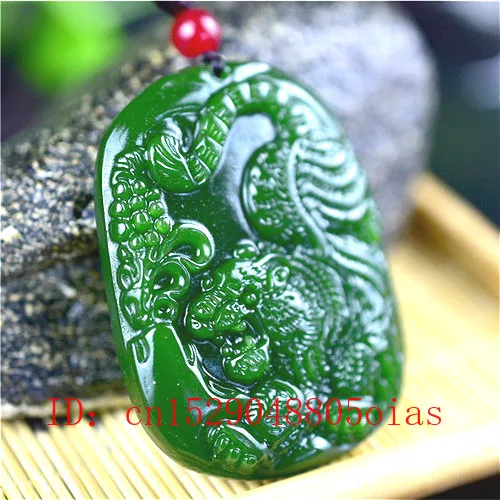 Натуральные зеленые китайские нефритовые аксессуары модные очаровательные