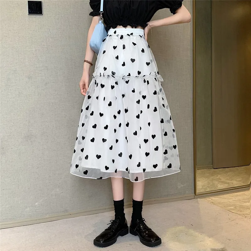 Женская длинная юбка средней длины весна-лето-осень 2021 г. | одежда