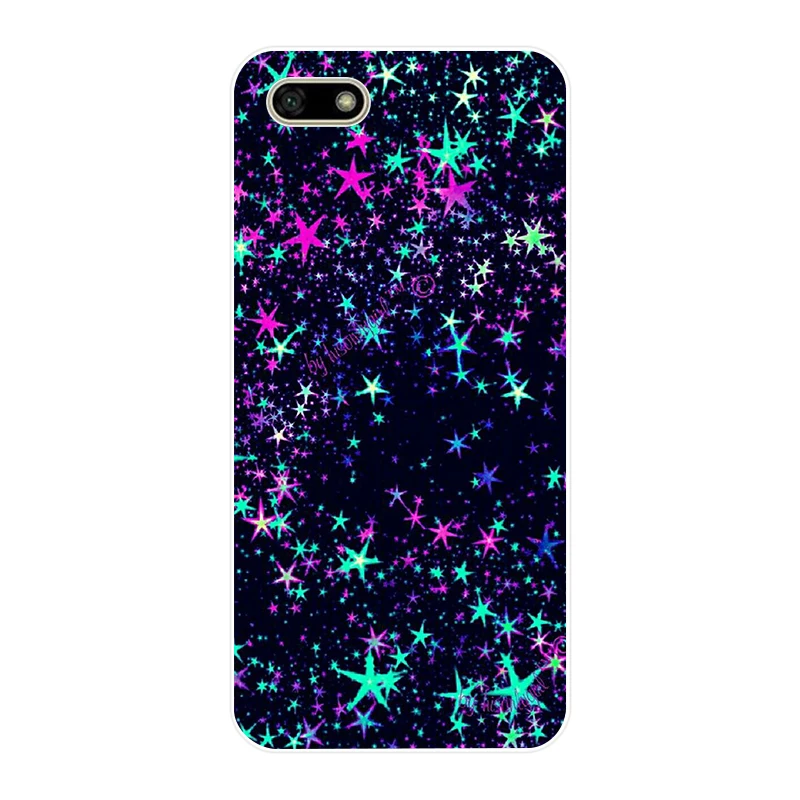 64AA Блестящий граффити Мягкий Силиконовый ТПУ чехол для телефона Huawei Honor 7A PRO 5 45 7 7C