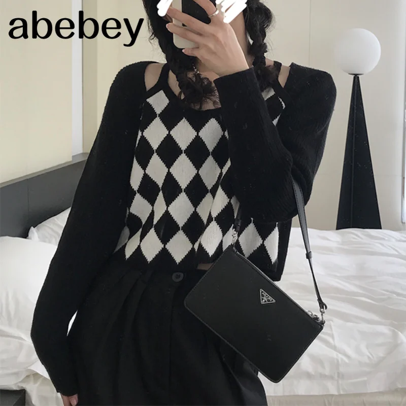 

Новинка 2021, Женский вязаный свитер, Топ с длинным рукавом, повседневный Модный женский облегающий плотный вязаный свитер, пуловер, топы