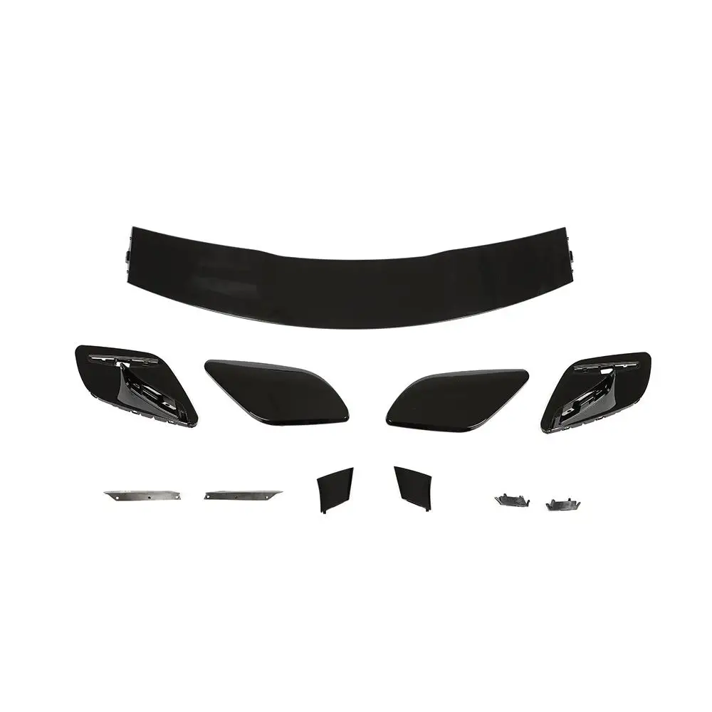 Глянцевый черный Задний спойлер из АБС-пластика на крышу крыло для багажника