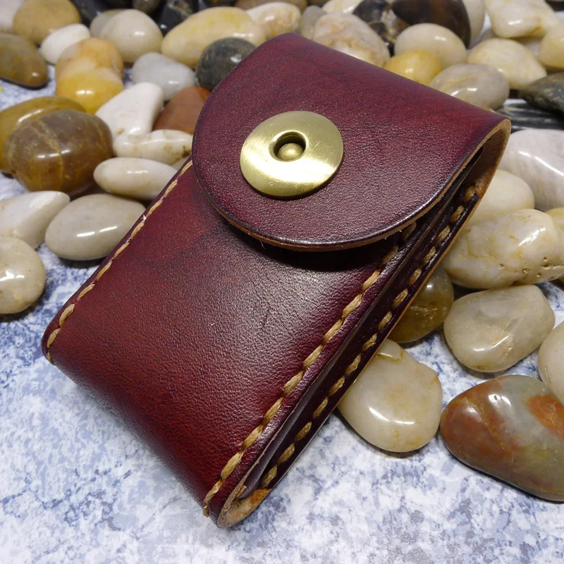 Blongk универсальная поясная сумка для автомобильных ключей чехол ручной работы из